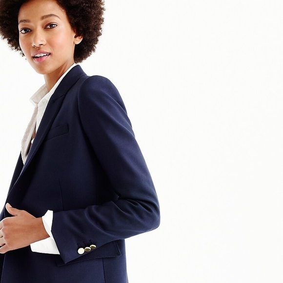 NWT. J. Crew blazer in Italian wool - Picture 4 of 8